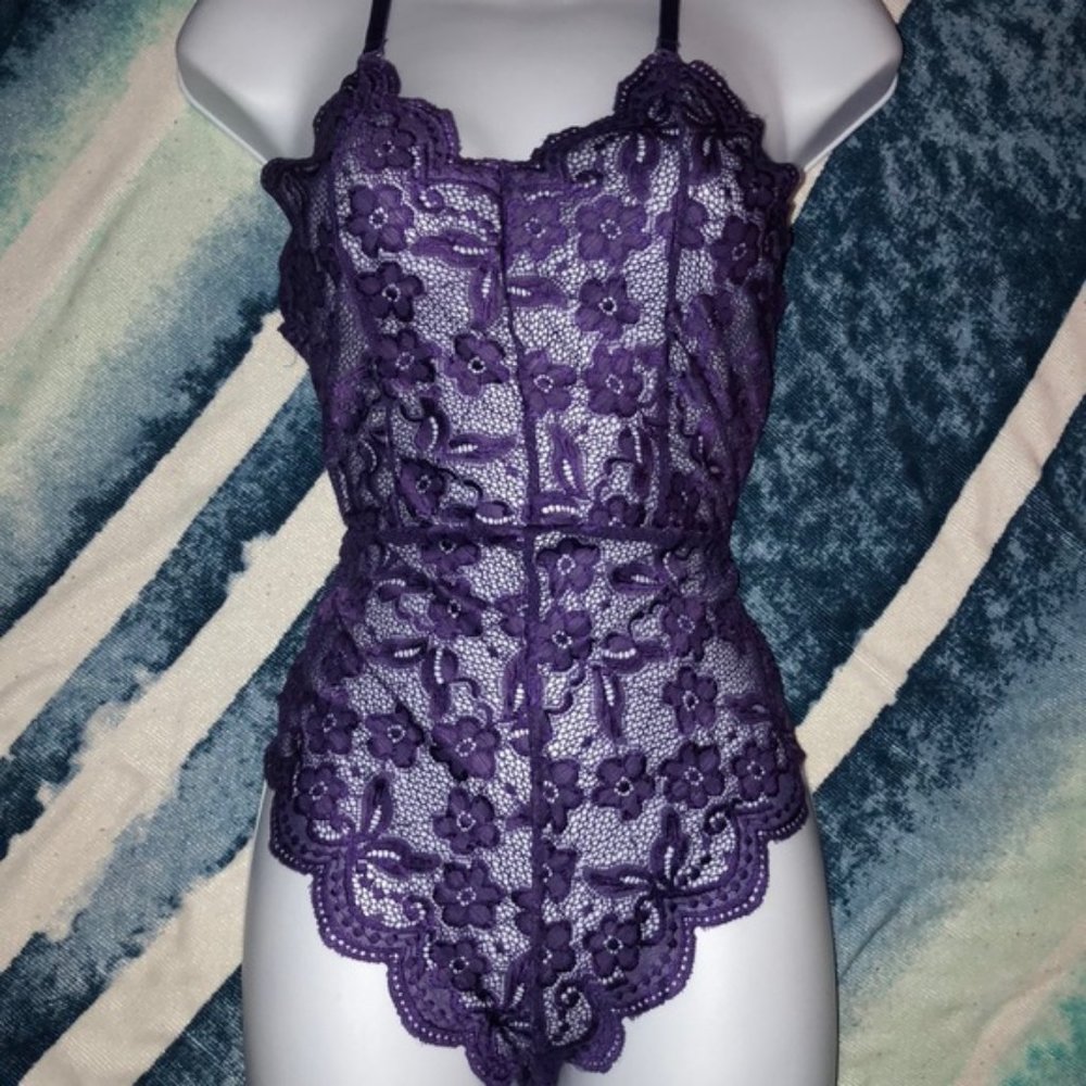 Purple lingerie